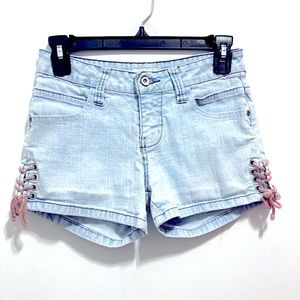 Hot Bottoms Blue Jean Shorts Denim Jorts